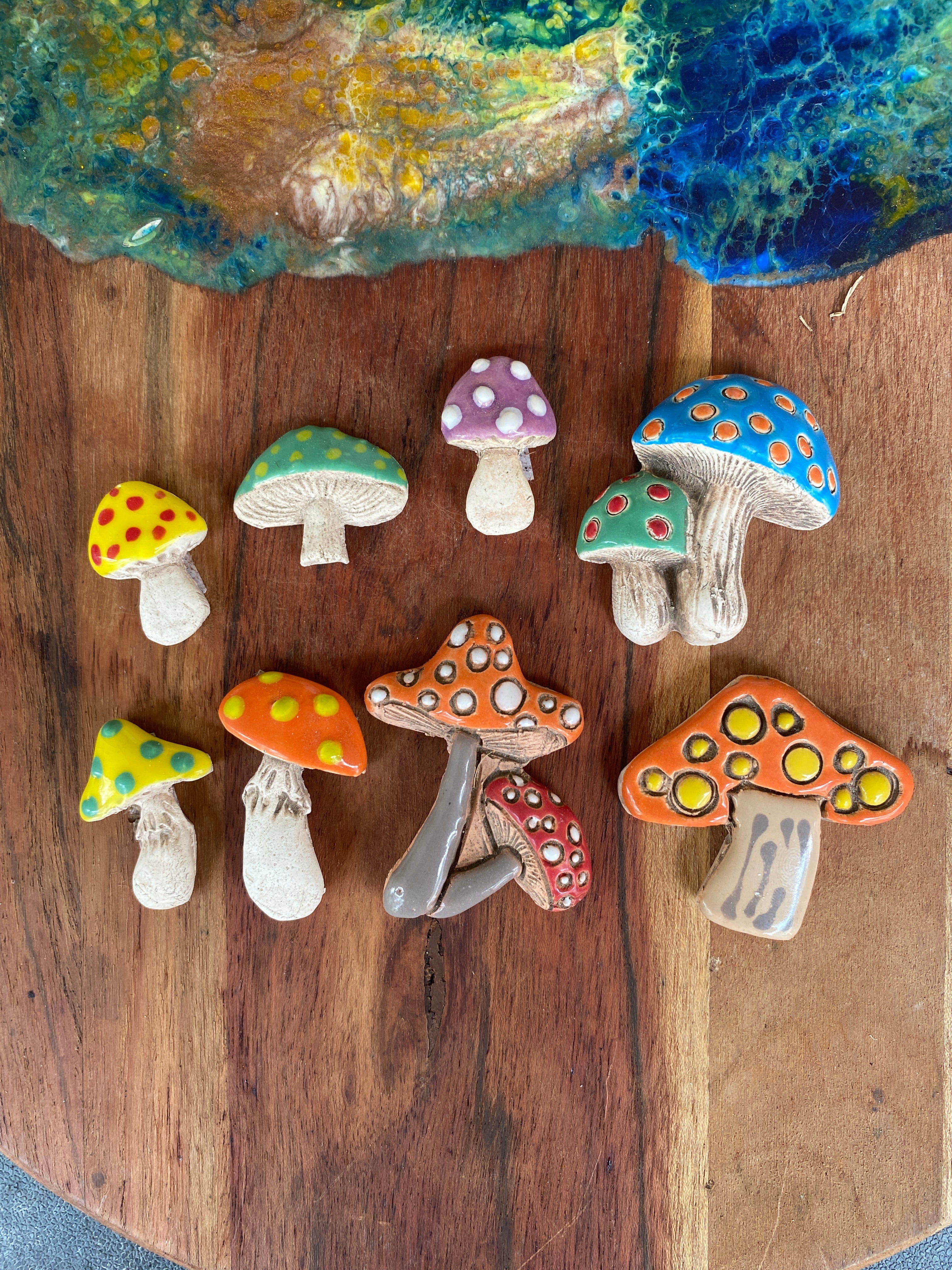 Ceramic Mushrooms