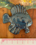 Ceramic Medium Fish Tile, in Antique Denim